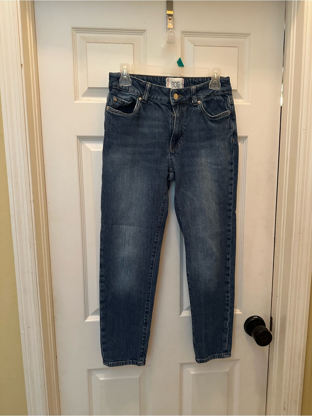 BDG women’s Blue Straight-Leg Jeans